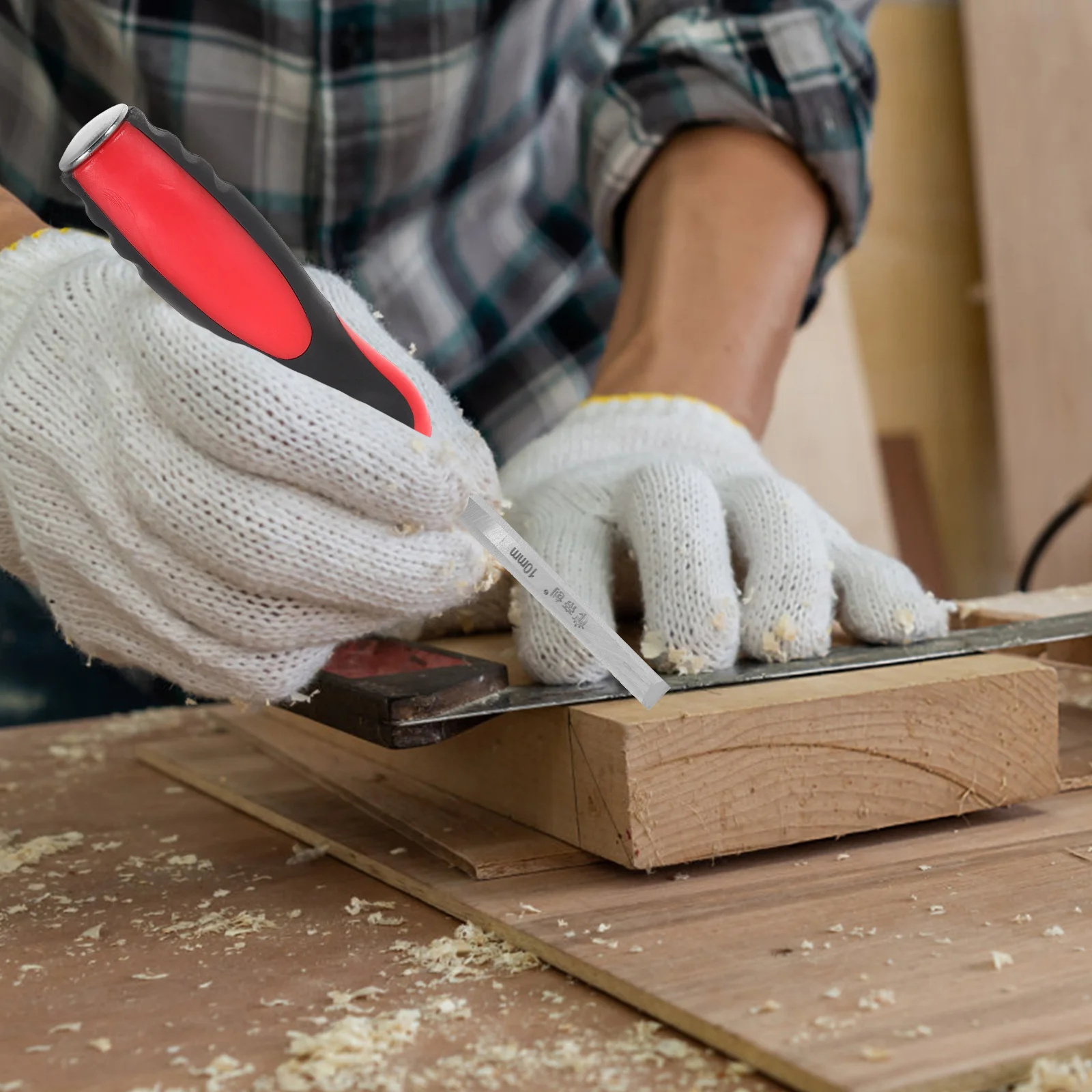 

Durable Woodworking Chisel Manual Tool for Carving Hollowing Slotting Projects Lightweight Portable Carpenter Chisels