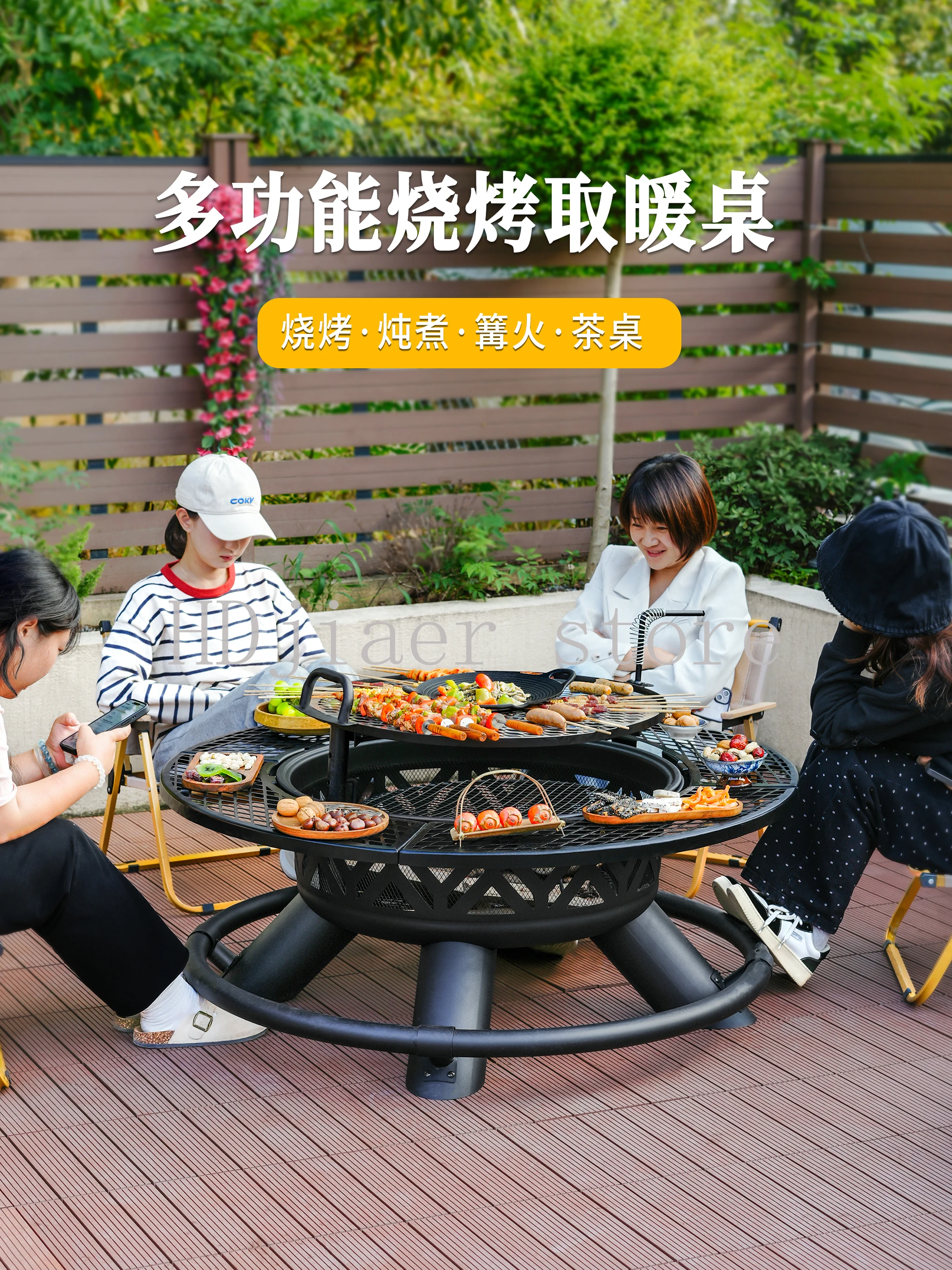 Outdoor Artisan Barbecue Stove: A Versatile Tool for Home Courtyard