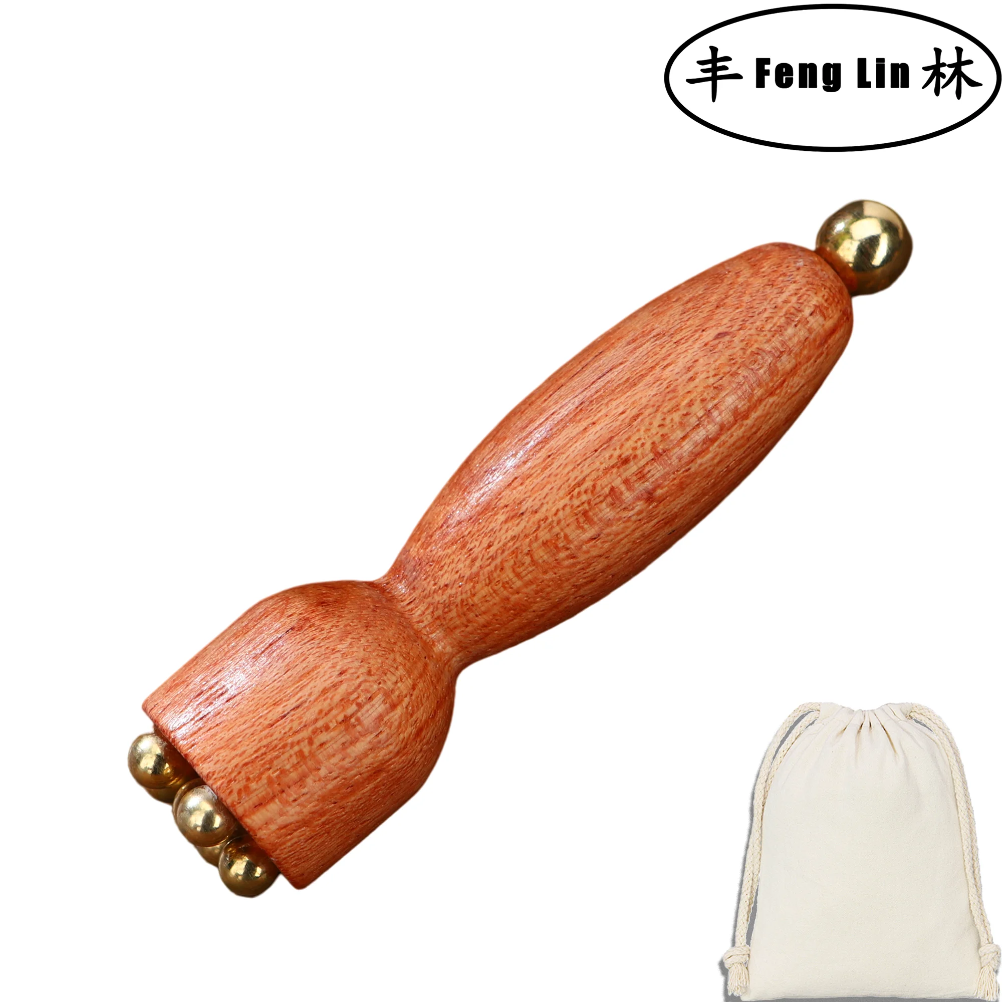 

Unlock Radiant Beauty Professional Brass & Rosewood Facial Gua Sha Tool Eye Relaxation Spot Treatment & Anti-aging