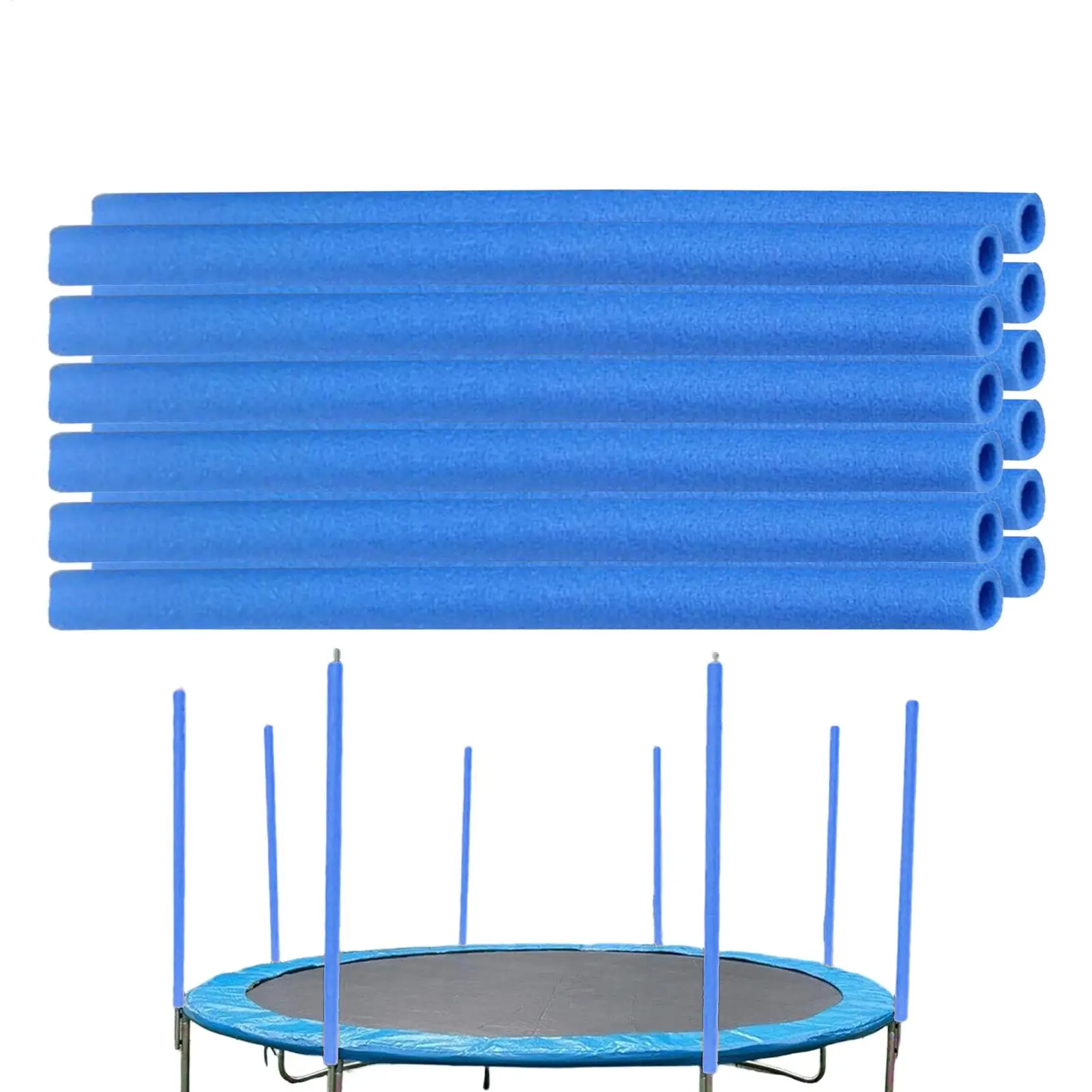 Trampoline Bar Sponge Cover 12 Pieces Foam Protector Pole Sleeve Replacement Parts Anti-collision Protective Tool For Kids Sport