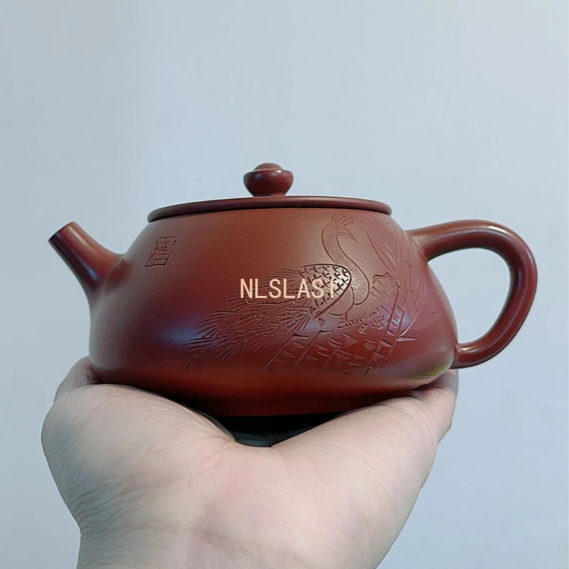 Dahongpao Tea Authentic Handmade Tea Pot Purple Zhu Mud ShiPiao Teapot Authentic Ore Beauty Kettle Oolong Tea Customized Gifts