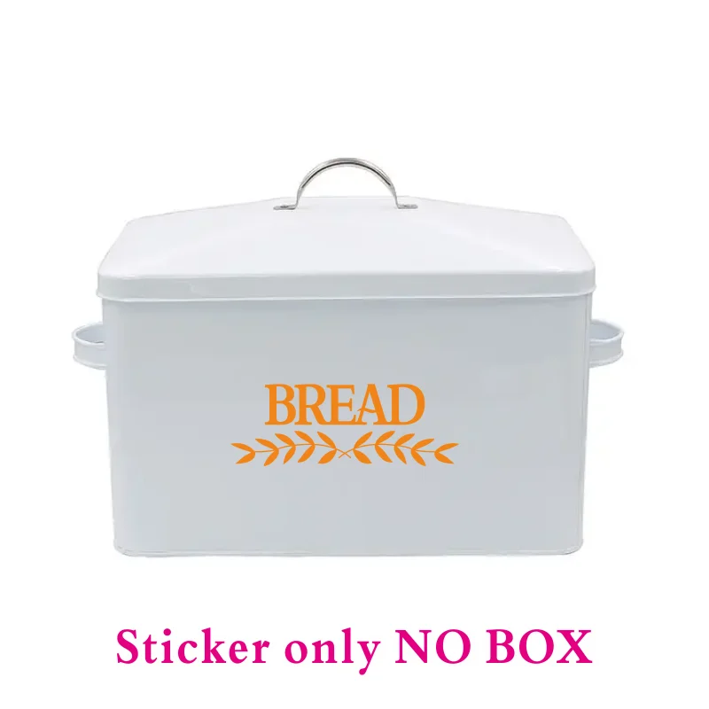 Bread Box Storage Canister Label Decal Sticker Kitchen Resturant Shop Farmhouse Style Pantry Decor Vinyl #115