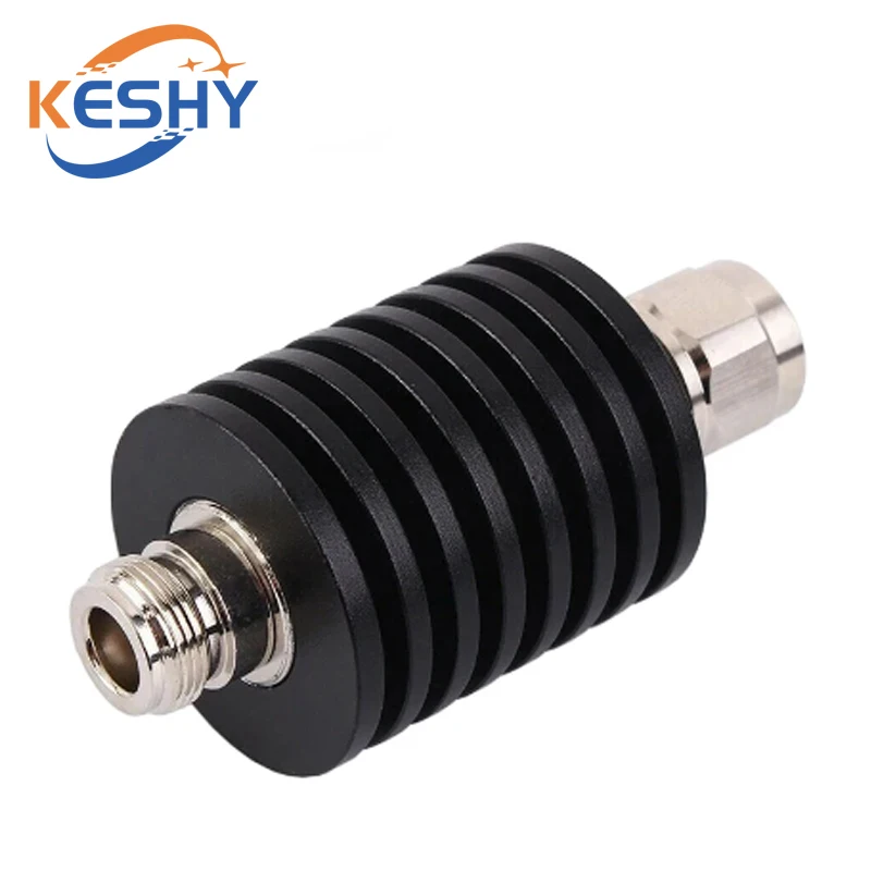 30W N Type Attenuator DC-3Ghz 1/2/3/5/6/10/15/20/30/40/50db N Male Plug to Female Jack RF coaxial Power Connector 50ohm