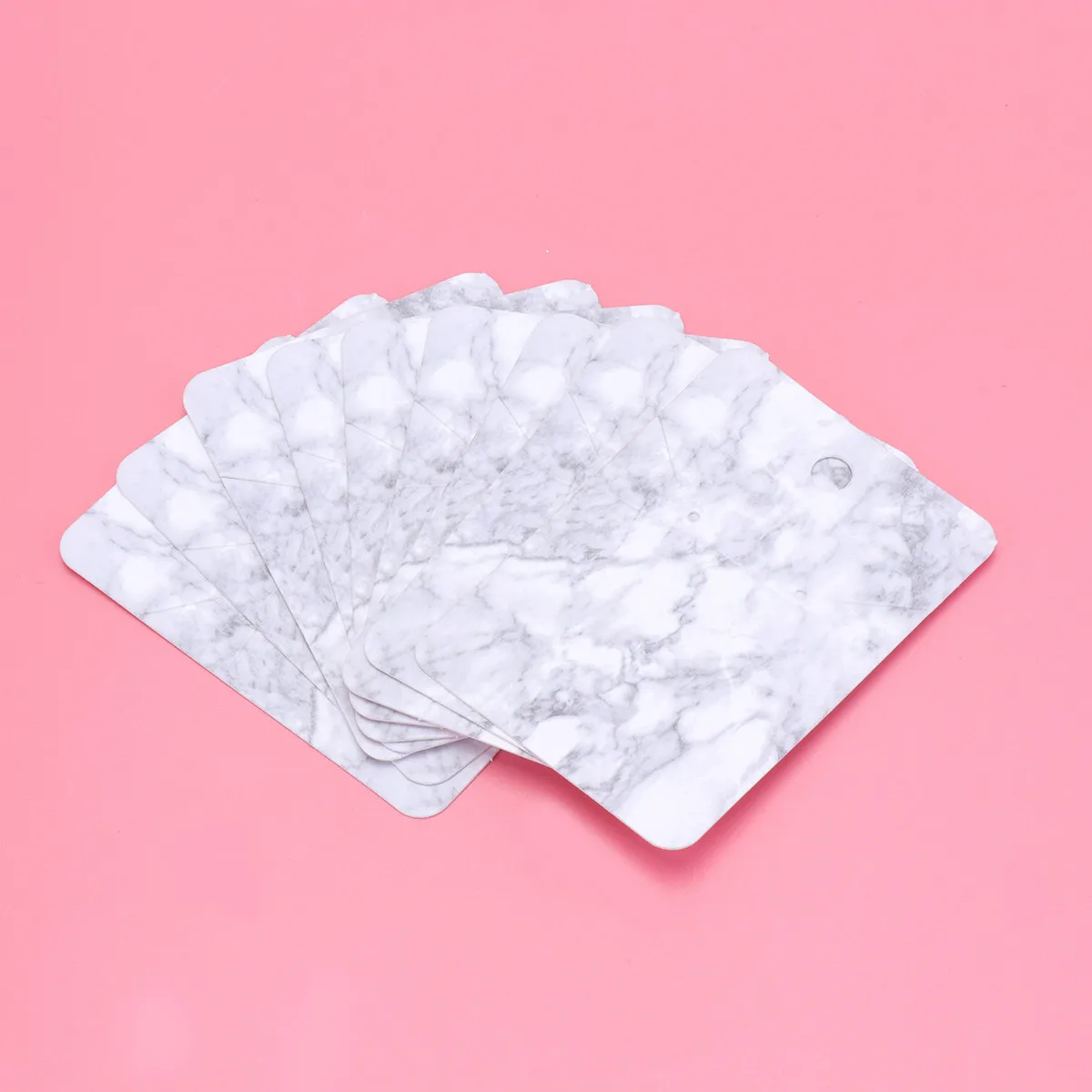 

200Pcs Thick Earring Holder Cards Jewelry Display Cards for Studs Pendants Showcase Fair Home Storage 5x7cm