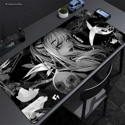 Kazemi Anime Mouse Pad Wallhack Frenzy Faith Yume Large Gaming Mousepad Pc Gamer Computer Accessories Non-Slip Game Keyboard Mat