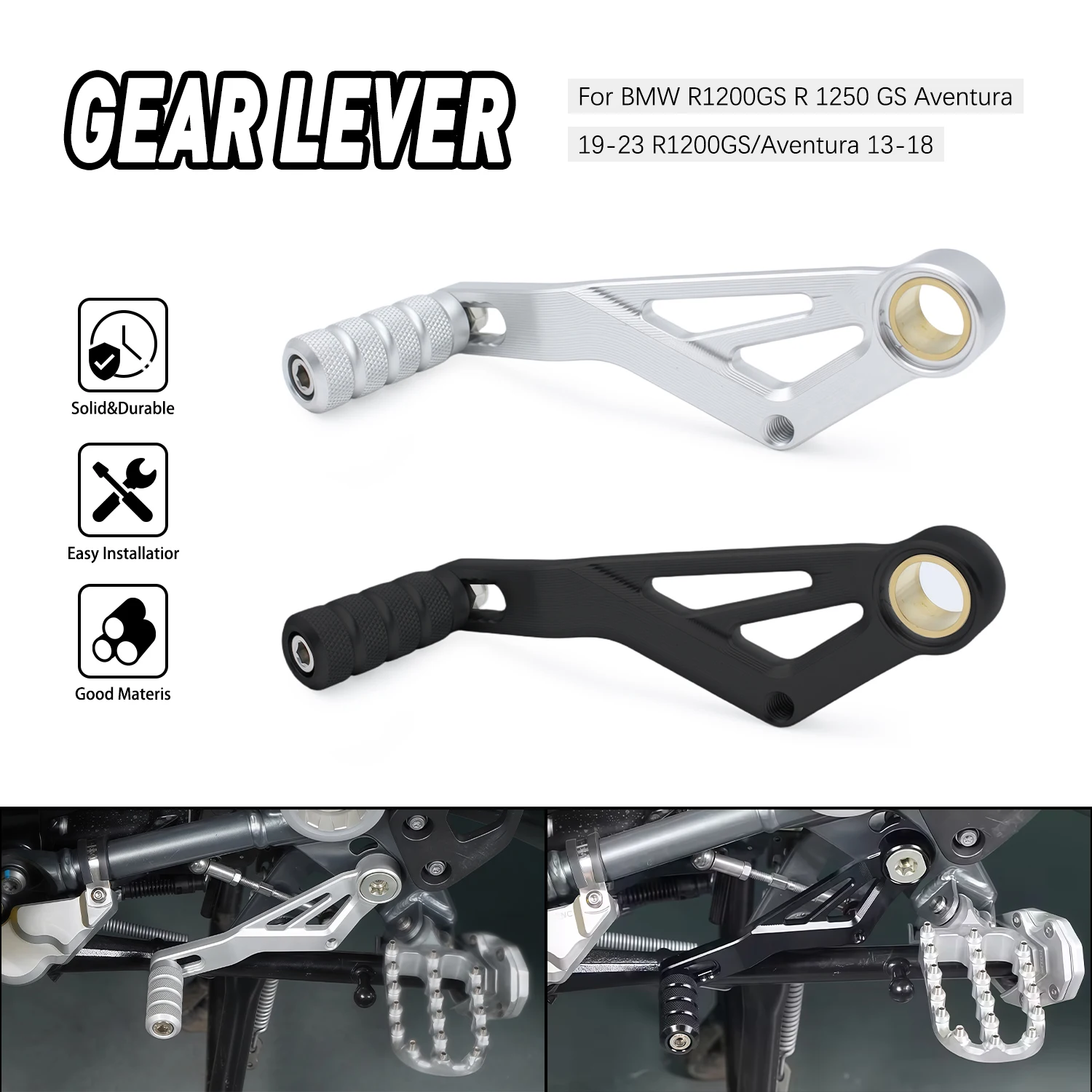 

Gear shift lever Motorcycle Replacement Parts For BMW R1200GS Adventure 2013-2018 R1250GS 2019-2023 R1250GS Adventure 2019-2024