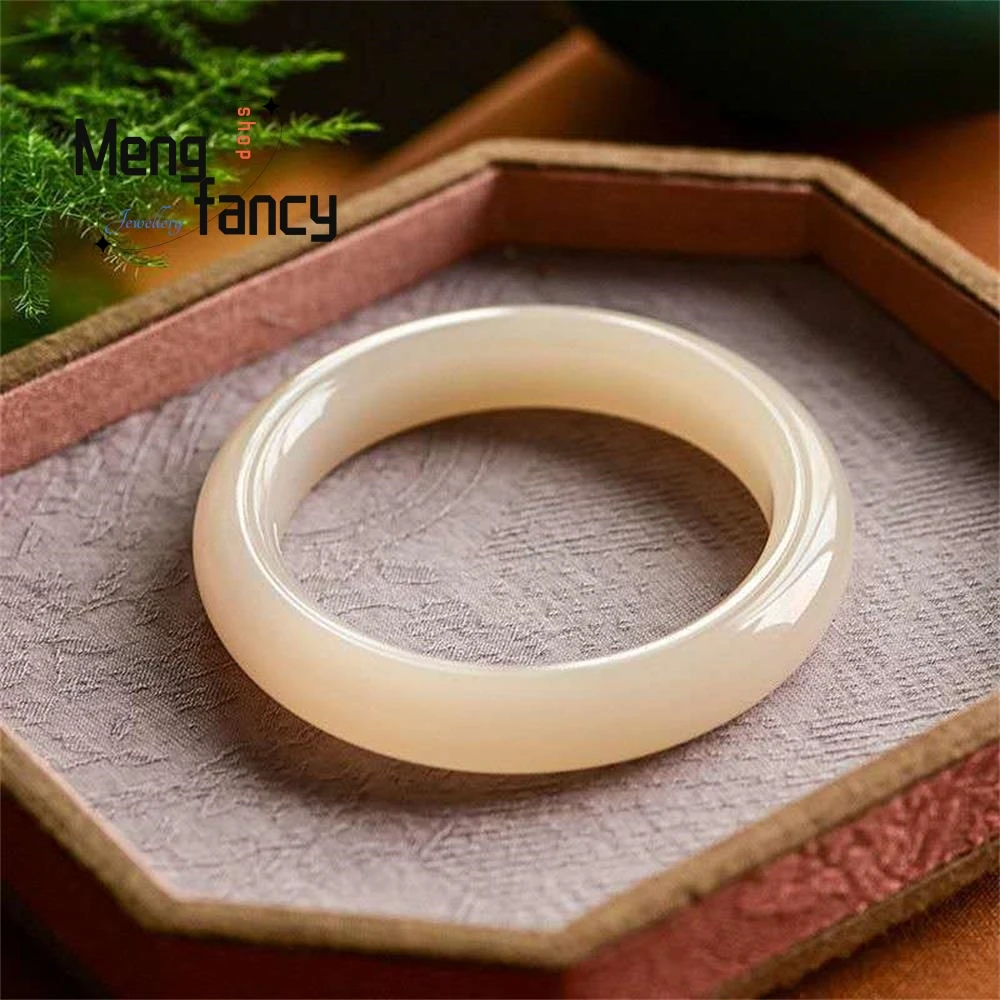 

Natural Hetian Jade Pink Bracelet High-grade Exquisite Fashion Jewelry Best Selling Sexy Young Girls Couple Luxury Holiday Gifts