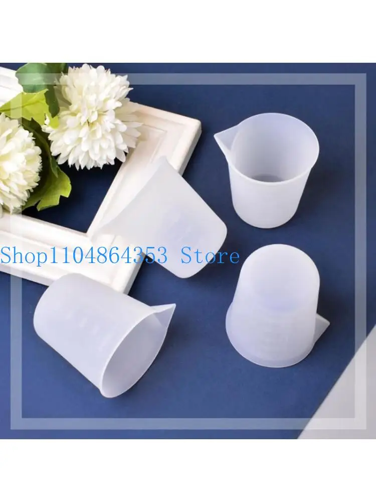 

652F Смола, 100 мл. Силиконовый стакан с антипригарным покрытием. Силиконовый мерный стакан. Многоразовое смешивание.