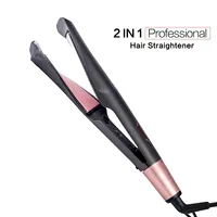 Professional Electric Hair Straightener And Curler 2-in-1 Ceramic Hair Styling Tools with Aluminum Alloy Temperature Control