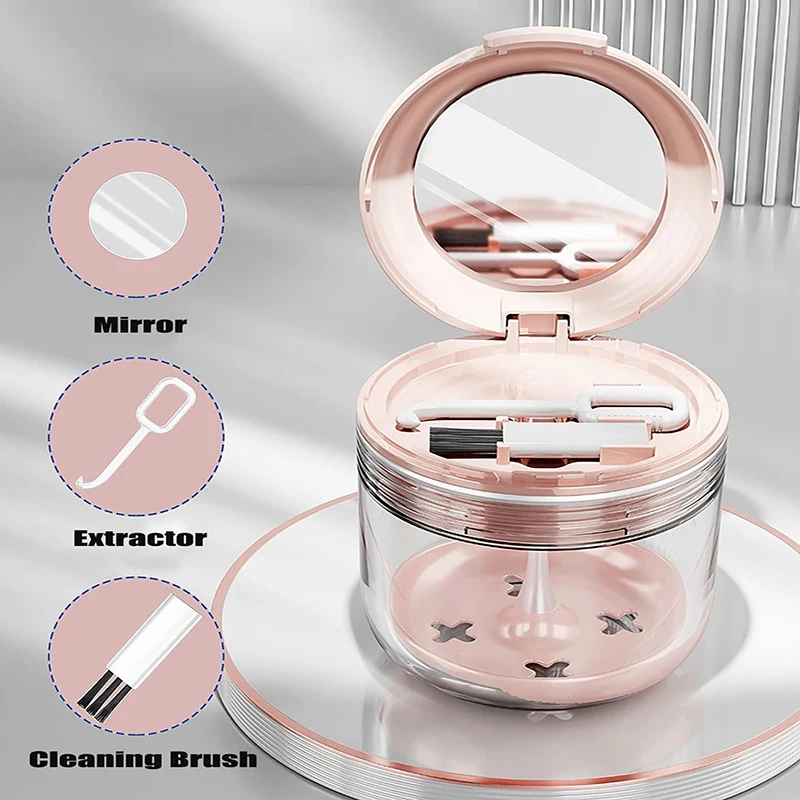 

Портативный фиксатор для чистки зубных протезов, ящик для хранения ванны с ситечком, корзина для путешествий, ежедневная каппа, подтяжки, контейнер