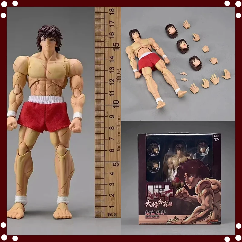 Baki Hanma Baki Kibk 01 1/12 Son Of Ogre Anime Figure Ko St Action Figure Collection Decor Model Dolls Christmas Toy Gift