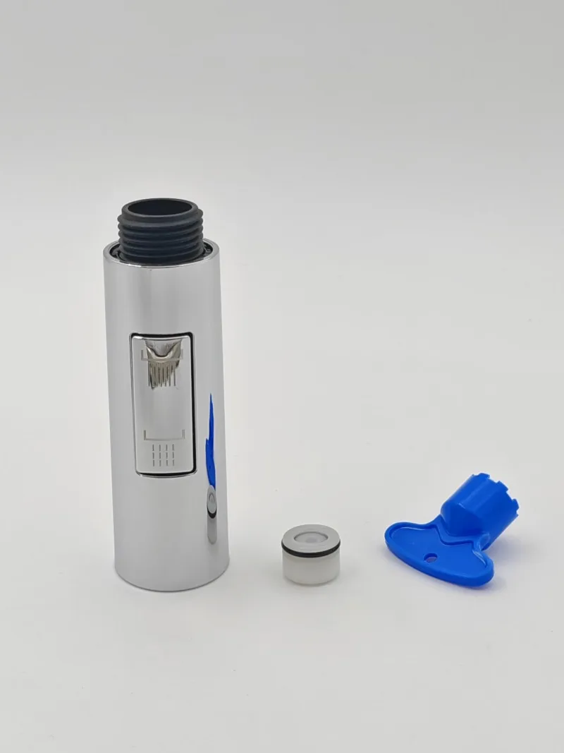 2 Functions Pull Out Faucet Spray Head One-Click Water Stop Nozzle Compatible With Hansgrohe Kitchen Basin Tap