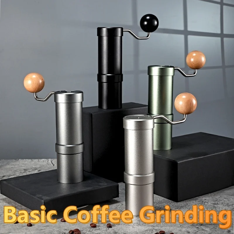 Manual Coffee Grinders Roaster Machine Cranked Static Fresh Handheld Solid Measure Measuring Kit Durable Portafilter Reducer New