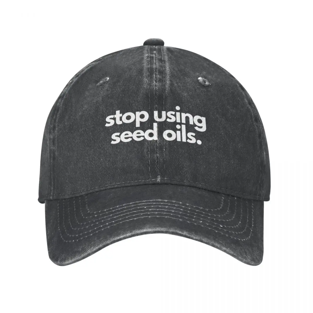 Stop Using Seed Oils Cowboy Hat Hip Hop Uv Protection Solar Hat Horse Hat Beach Mens Hats Women's