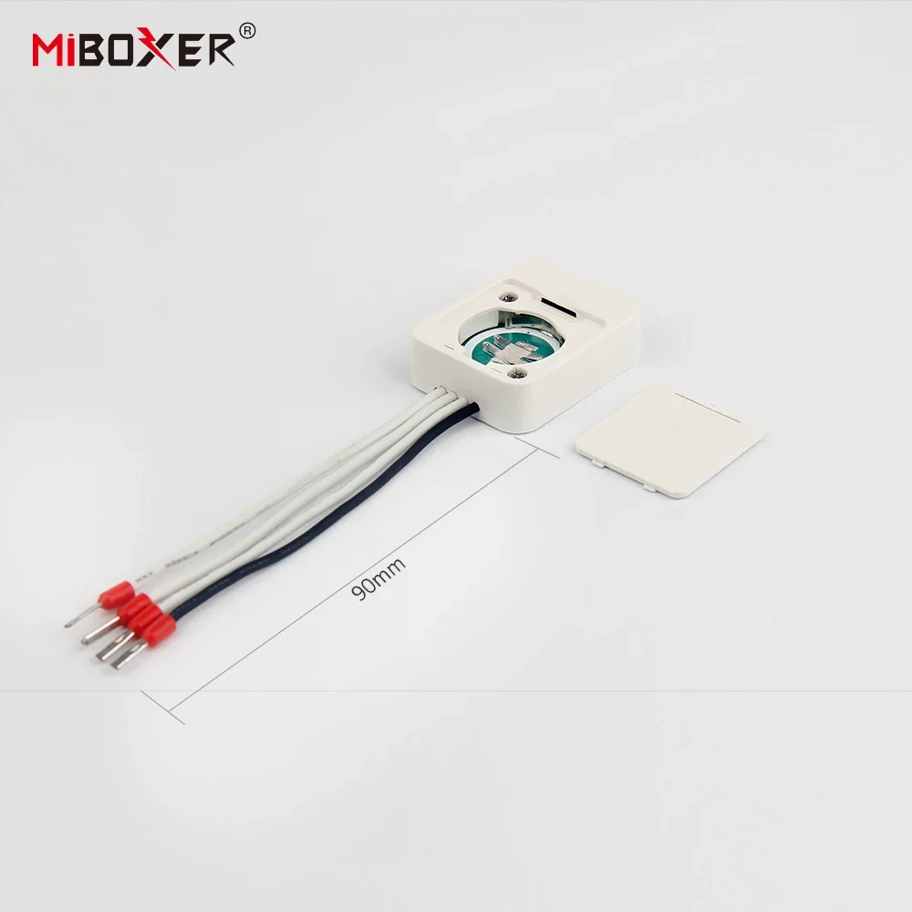 MiBoxer 2.4GHz Wireless RGB+CCT/Brightness Dimming Dual White PUSH Switch Remote 3-Zone LED Lamp Controller AC 110V 220V PUSH1/2