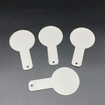 흰색 에어소프트 금속 타겟, 한 쌍과 두께 1mm, IPSC, IDPA, USPSA