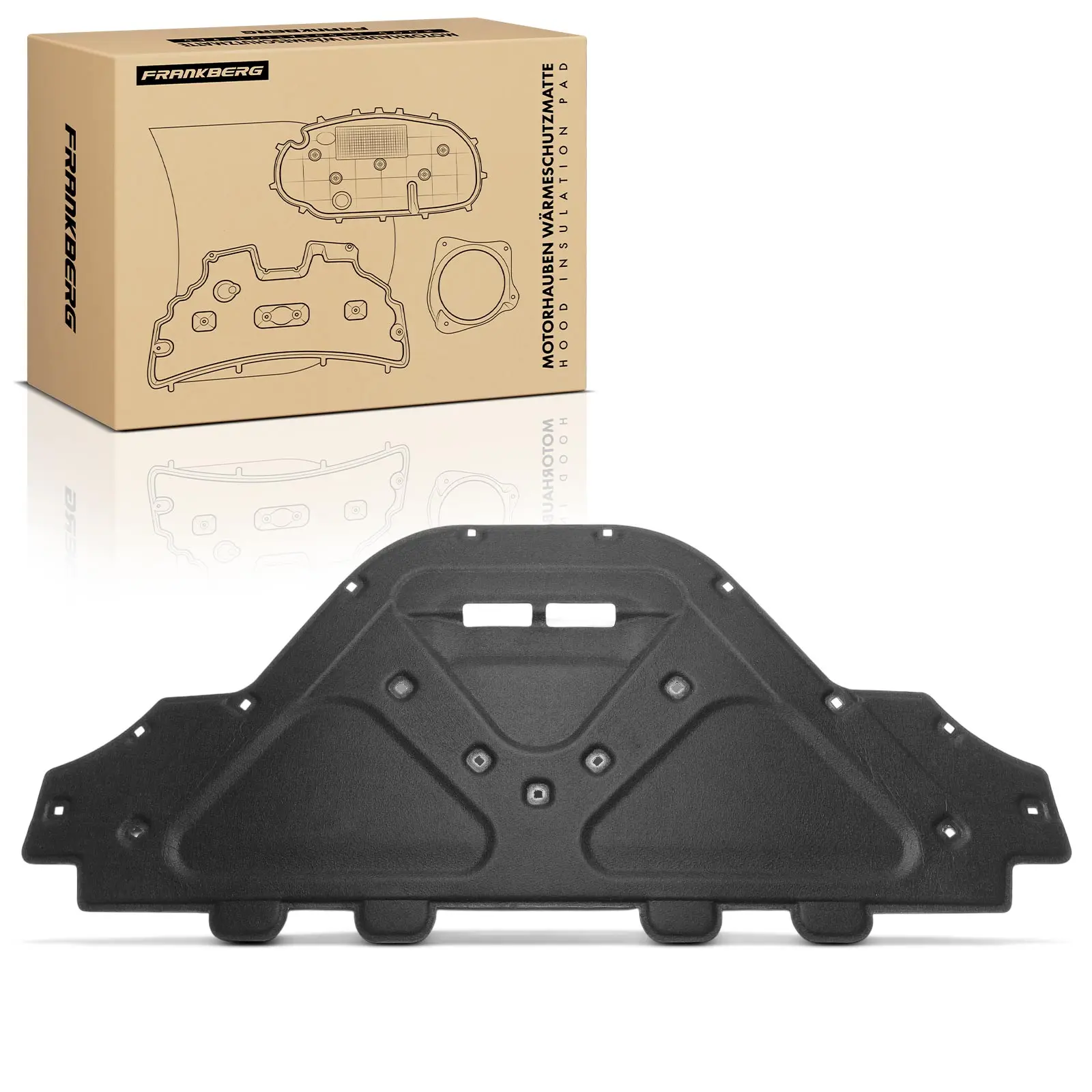 Frankberg 1x Dämmmatte Motorhaubendämmung Motorhaube für Porsche Macan 95B 2.0L 3.0L 3.6L 95B863831B