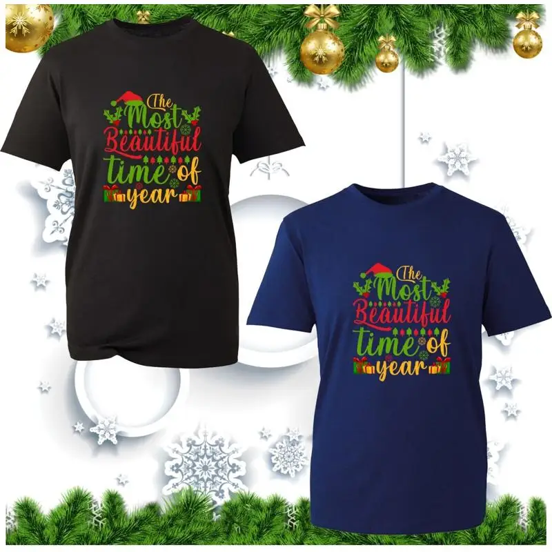 

The Most Beautiful Time Of Year Christmas T Shirt Funny Xmas Holiday Festive Top