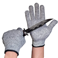 Security Protection Anti-Cut Gloves Cut Proof Stab Resistant Stainless Steel Wire Metal Mesh Butcher Cut-Resistant Work Gloves