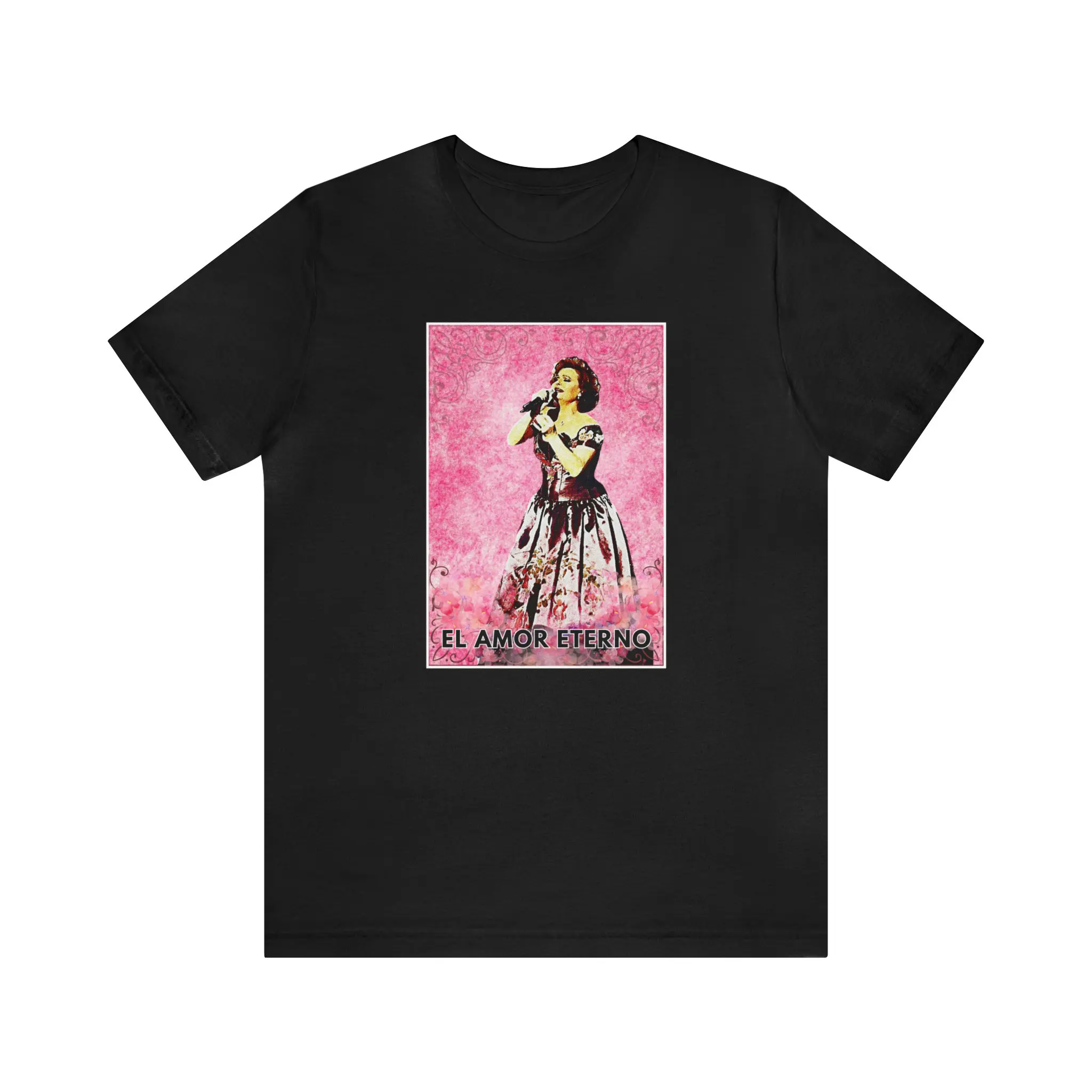 Футболка с надписью El Amor Eterno Rocio