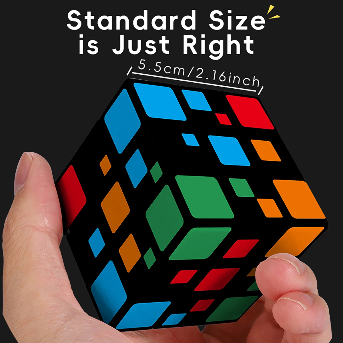 Kostka Magiczna 3x3x3 Malowana UV 3D Antystresowa Układanka Profesjonalna Gładka Kostka Szybkościowa Zabawki dla Dzieci Prezenty