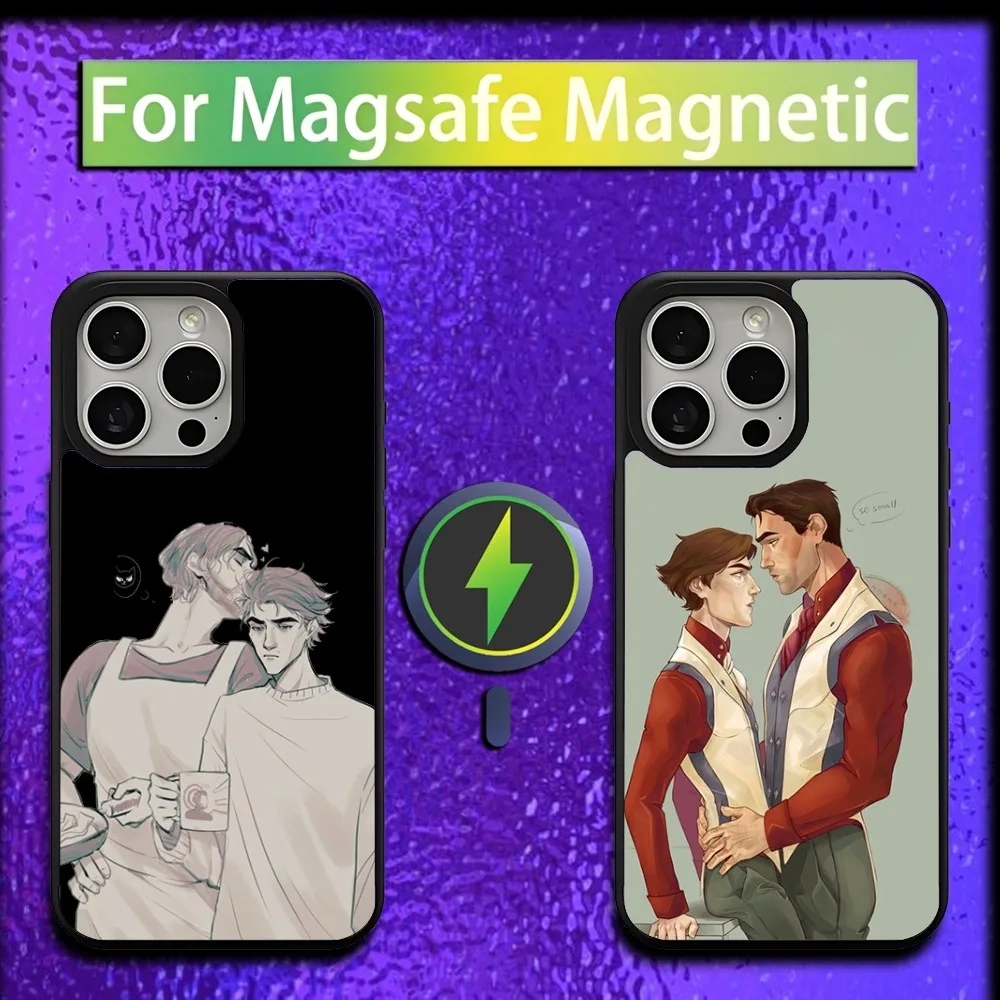 Arcane Viktor LOVE J-Jayce Phone Case For iPhone 16,15,14,13,12,11,Plus,Pro,Max,Mini Magsafe Magnetic Wireless Charging