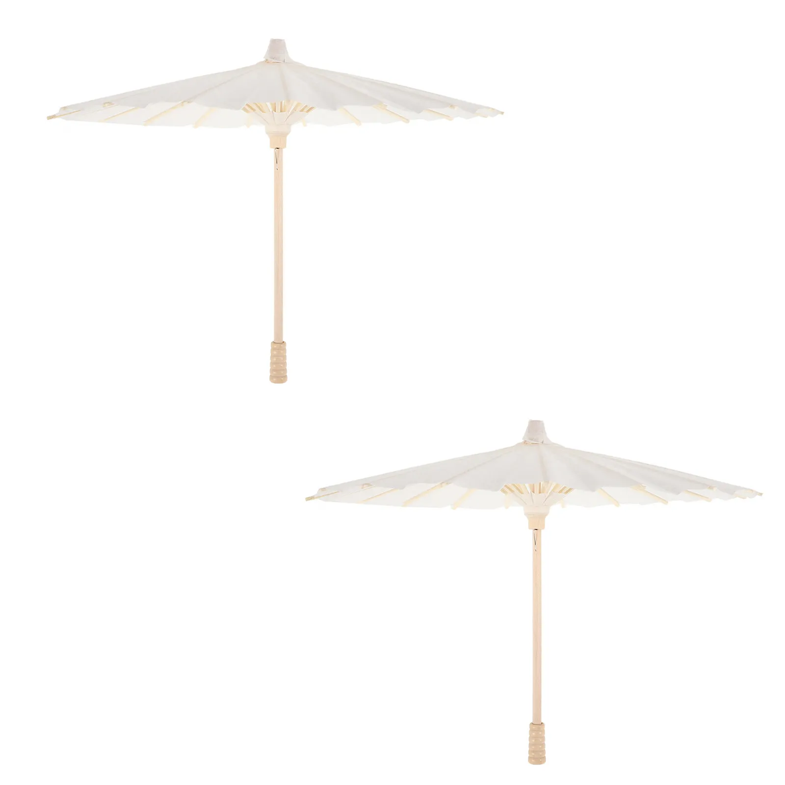 

2 шт. бумажных зонтов в винтажном стиле, 12 дюймов, для сада, вечеринок, свадеб, декоративные, японские/китайские, защита от УФ-излучения и дождя, для росписи своими руками