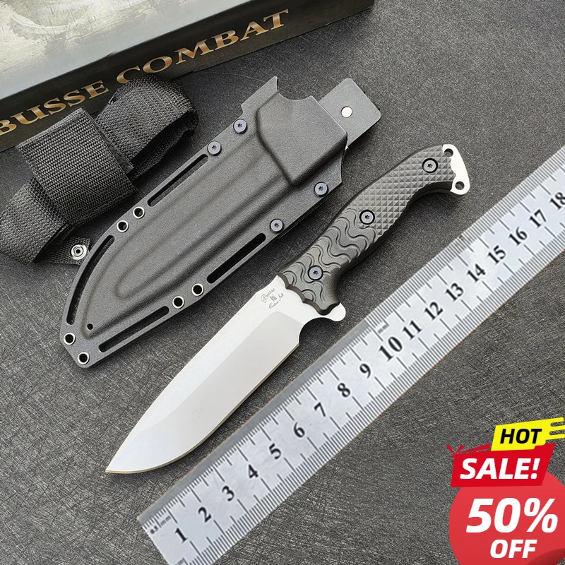 

Уличный военный тактический нож dc53с высокой твердостью, портативный многофункциональный нож для самообороны и выживания и режущий нож для повседневного использования