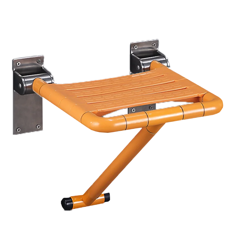 

Bathroom wall hanging folding stool chair shower seat toilet elderly safety wall chair disabled barrier-free bath stool