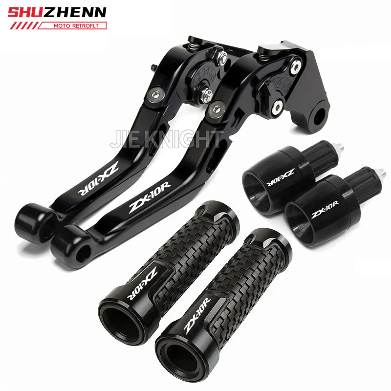 

Рычаги сцепления и тормоза для мотоцикла, ручки руля и накладки на концы руля для ZX10R ZX-10R 2006-2015 годов выпуска