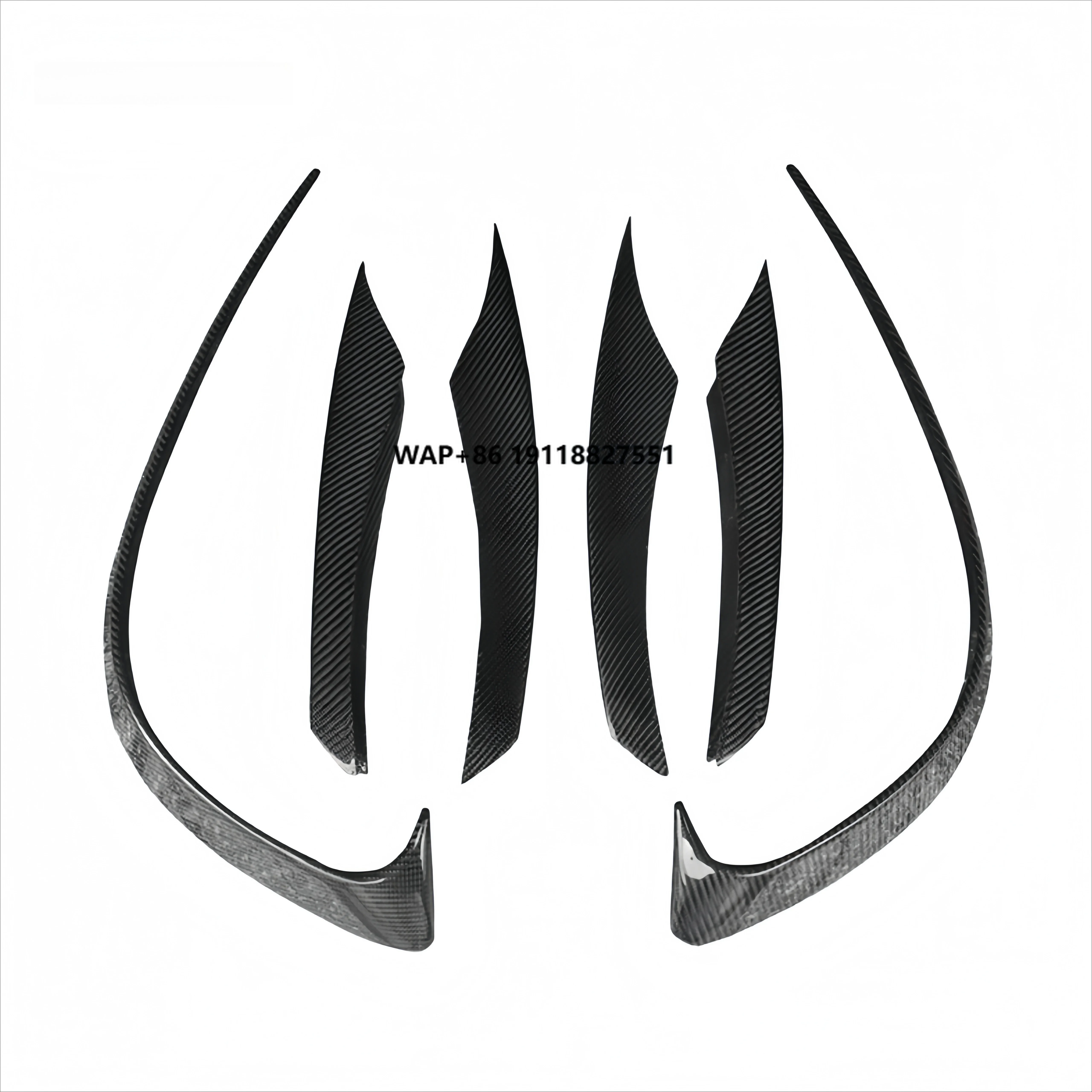 

2016+ High Quality Carbon Fiber Wind Knife for W257 CSL300 CSL53 Carbon Fiber Front Bumper Wind Knife