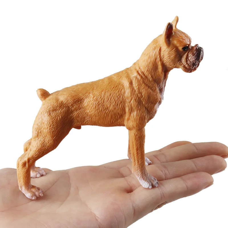 Simulazione modello di cane giocattolo per cani cognizione per bambini Labrador barboncino Cocker Spaniel Bulldog Boxer figurine decorative