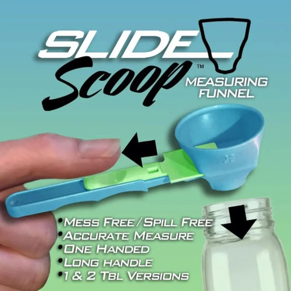 

Kitchen Accessories Flling Coffee Scoop Funnel Creative Reusable Funnel Spoon Plastic Measuring Spoon