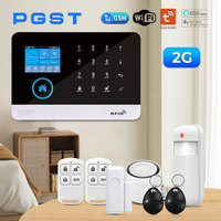 PGST 2G Smart Home Alarm System Wifi Tuya 433MHz Wireless Security Home Alarm Smart Life app Control PG103