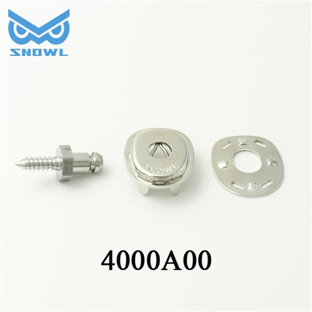 10 Set Marine Canvas Lift Fastener Socket, Backing Plate & Stainless Screw Stud 4000A00