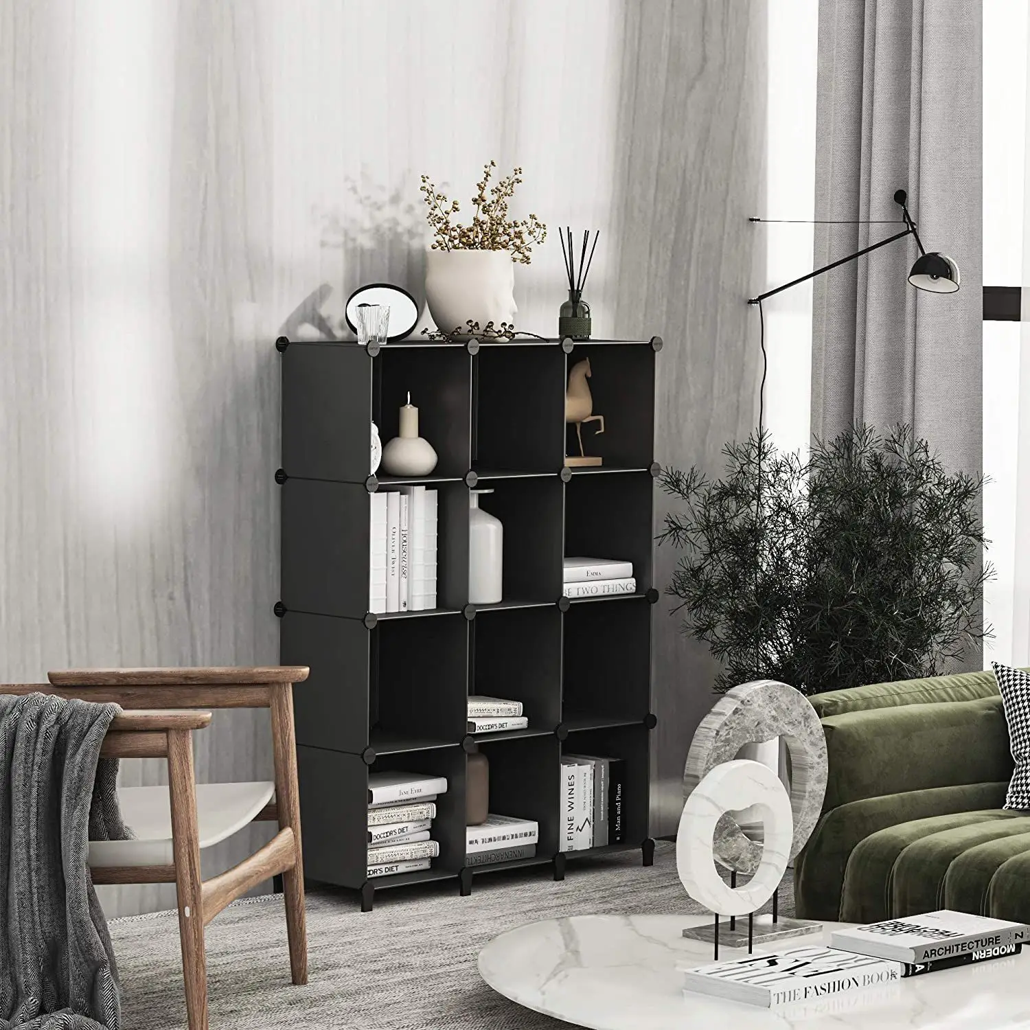Plastic Shelving Household Red Wine Rack Simple Combination Cabinet Splinted Plastic Simple Group Device Shelf Storage Cabinet