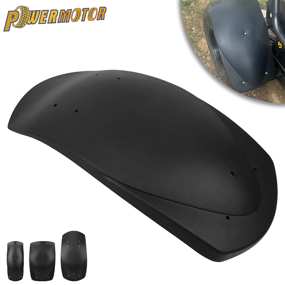 Garde-boue avant et arrière en plastique pour moto, ATV, 110cc, 125cc, 150cc, 200cc, 250cc, Go kart, UTV, Buggy, Quad, DirtBike, accessoires universels