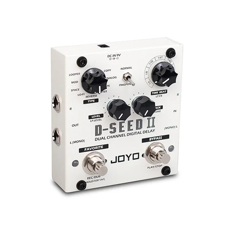 Stereo Delay With Double Pedals Effector 8 Step Delay Mode Guitar Effects Support Favorite Function Electric Guitar Effects