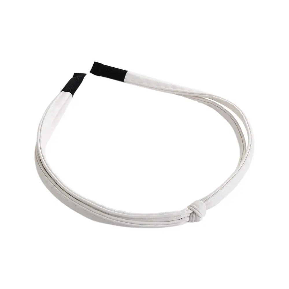 

Hairpin Gilrl Headband Wash Face Hair Band Thin Hair Band Korean Style Headwear Female Hair Accessories PU Leather Headband