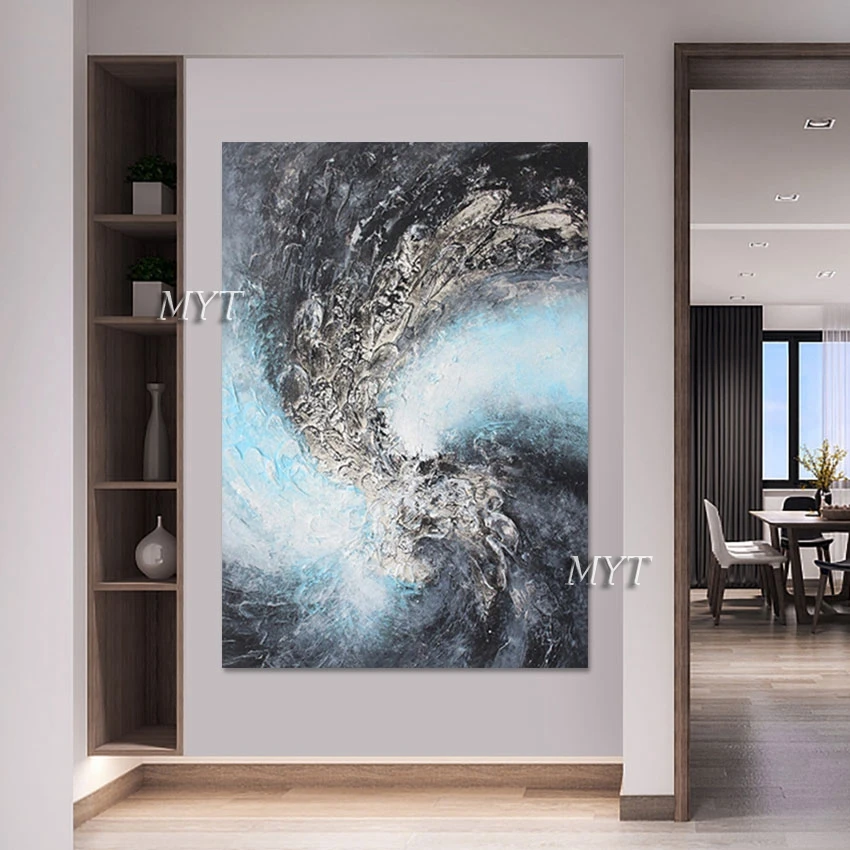 

Modern Canvas Painting Abstract Wall Art Unframed The Composition Is Clever Hand-painting Artwork Large Living Room Wall Picture