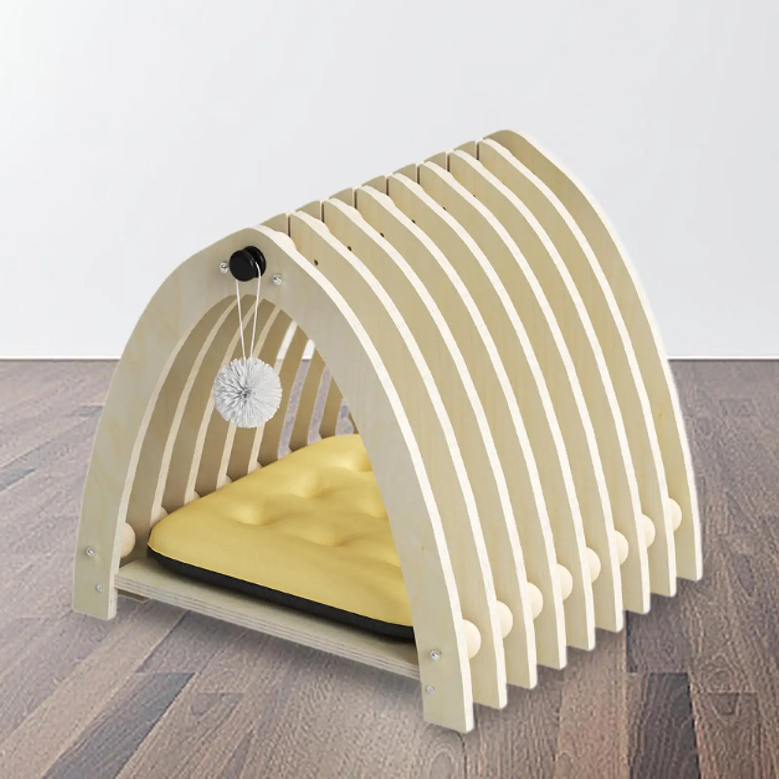 

Cat Tent House Four Seasons Cat House Warm Shelter Sleeping Bed Portable Ball Cat Tent Bed for Kitten Indoor Outdoor