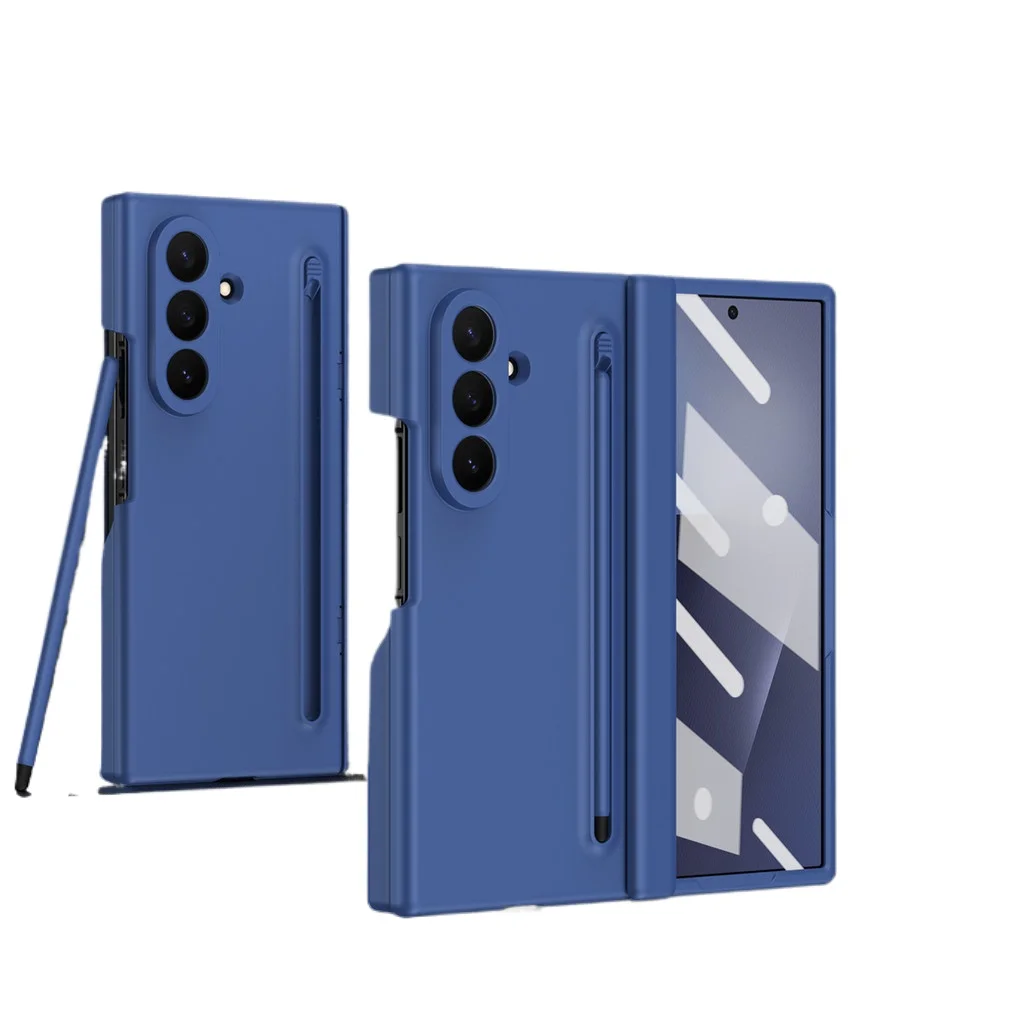 Premium Phone Case For Samsung Galaxy Z Fold 8 7 6 5 4 Ultra TriFold With Front Screen Tempered Glass Film & S Stylus Pen Cover