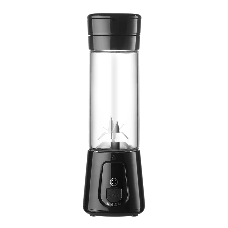 

420Ml Electric Juicer Six-Knife Smoothie Blender Cup LCD Blender USB Portable Blenders Food Processor