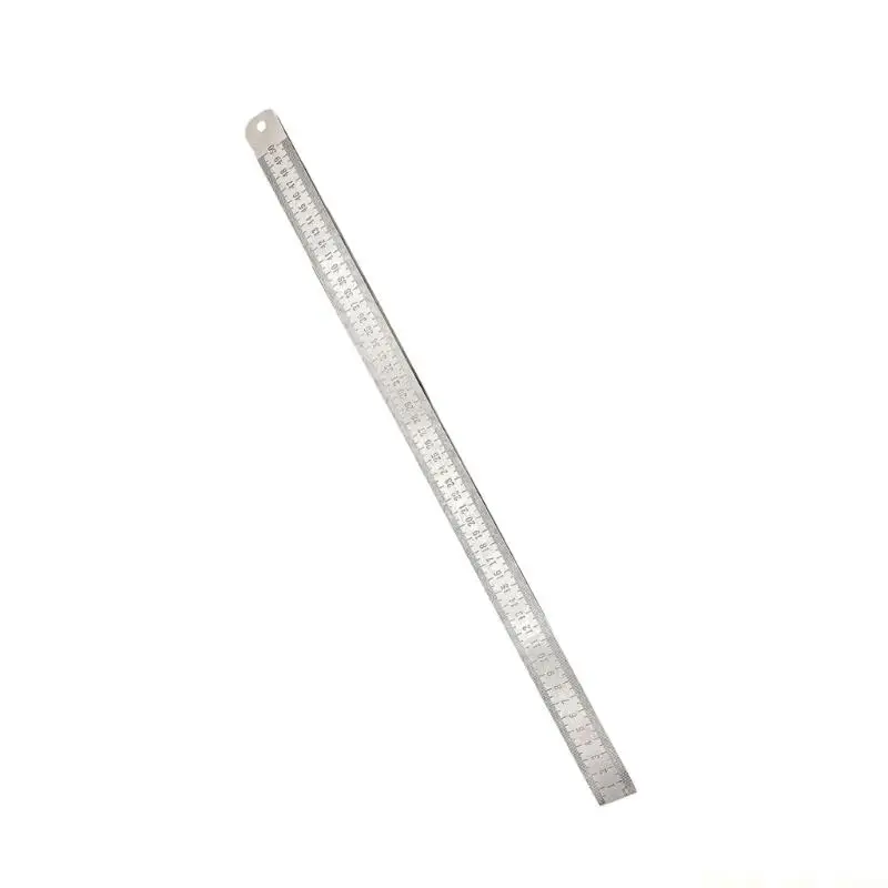 A2BE Stainless 50cm 20in Straight Ruler Car Mounted Defense Ruler Measurement Tool Multifunctional Straight Edges Ruler4