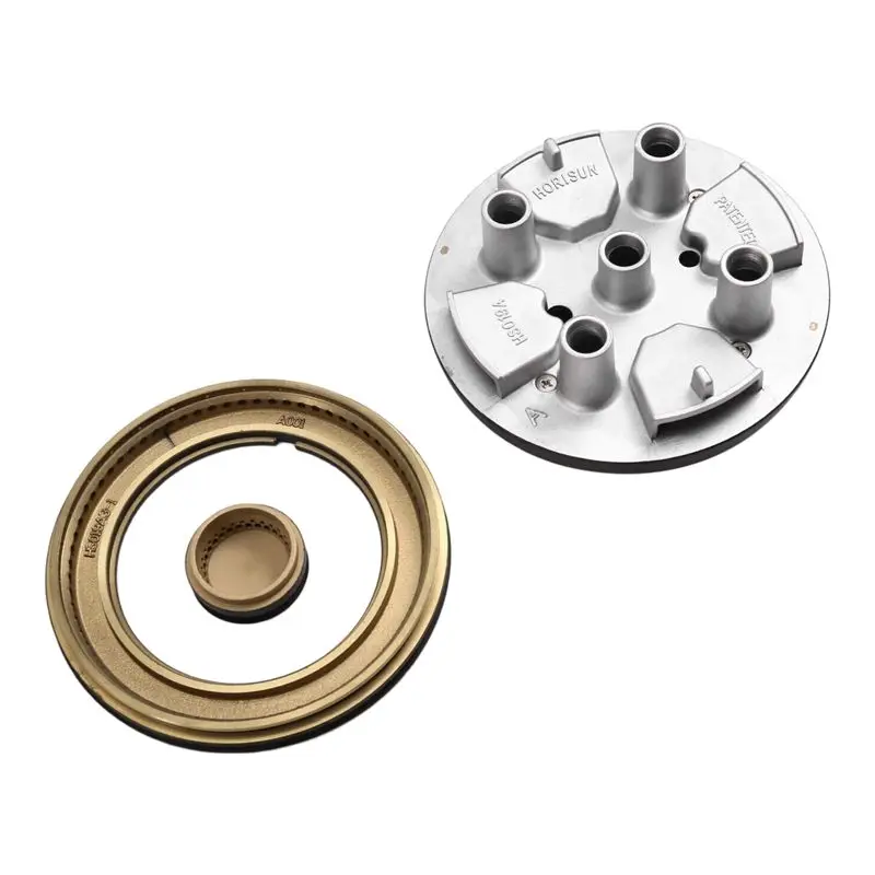 AEE4-Stove Cooker Hat Replacement Set, Oven Gas Hob Burner Crown, Flame Cap, Lid For Gas Stove Burners