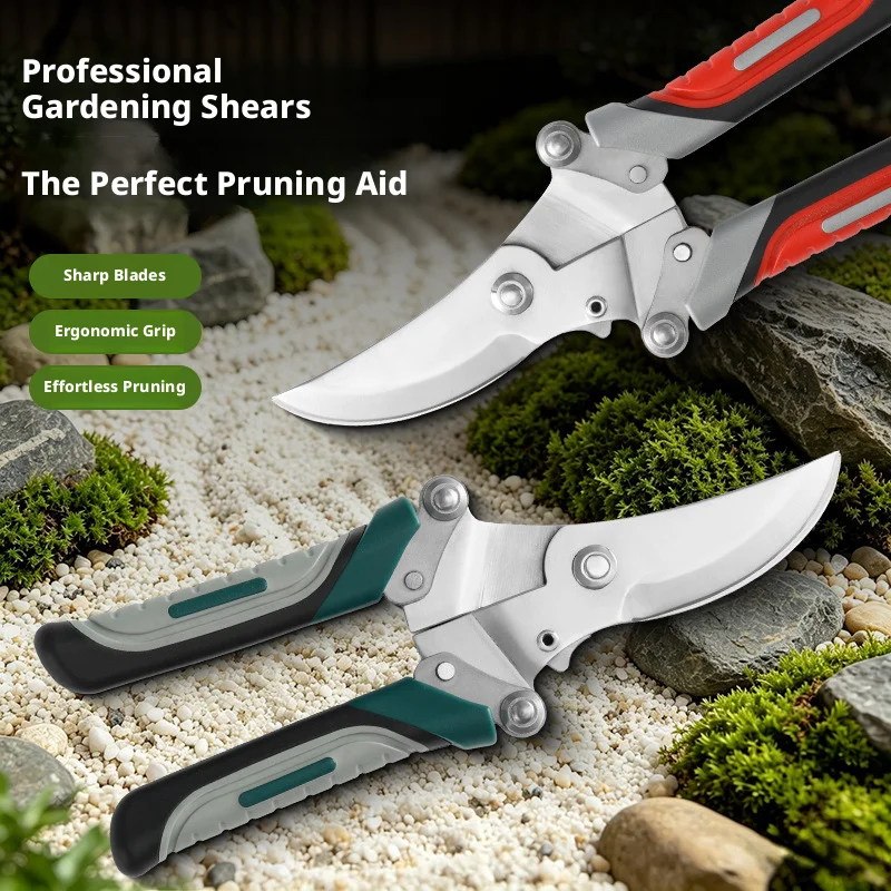 New Outdoor Foldable Pruning Shears With Non-slip Handle - Ideal For Pruning Thick Branches, Flower Arrangement, And Landscaping