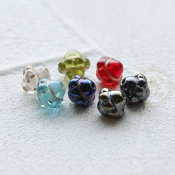 DIY Supply-10 Pieces Czech Glass Saturn Spacer Beads - 8mm (CZH12)