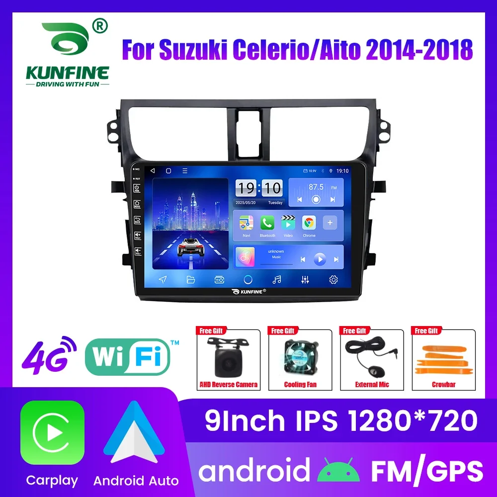 

Автомагнитола Android для Suzuki Celerio 2014-2018, 2DIN, 8-ядерный процессор, GPS-навигация, IPS-экран, поддержка CarPlay и Android Auto