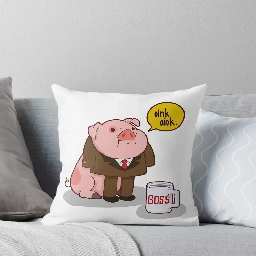 

Waddles the Pig Throw Pillow covers for pillows Plaid Sofa pillow