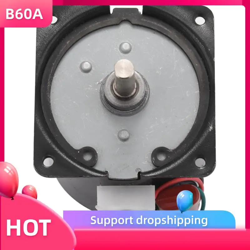 

B60A 3Pcs 68Ktyz Mini Gear Motor Ac 220V 28W 2.5R/Min Large Torque Permanent Magnet Synchronous Gear Motor